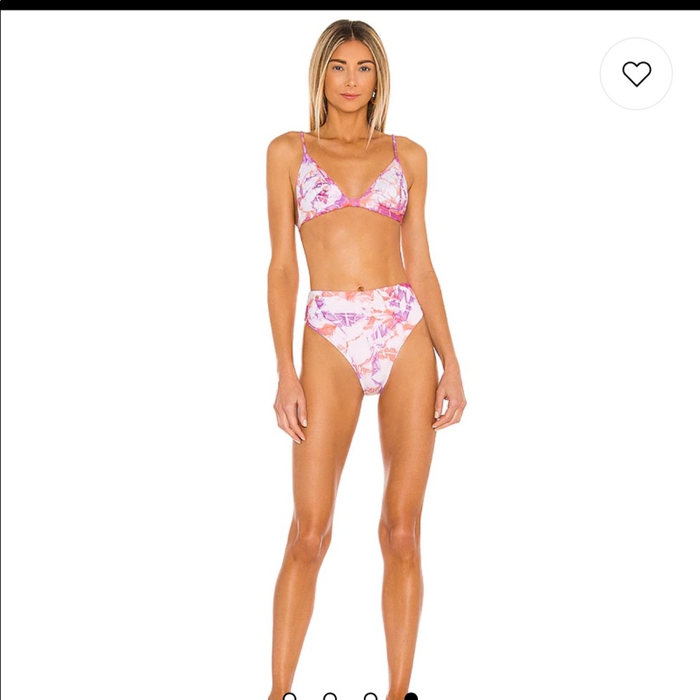 Maaji Ellee Triangle Bikini Top in Pink Lollipop
